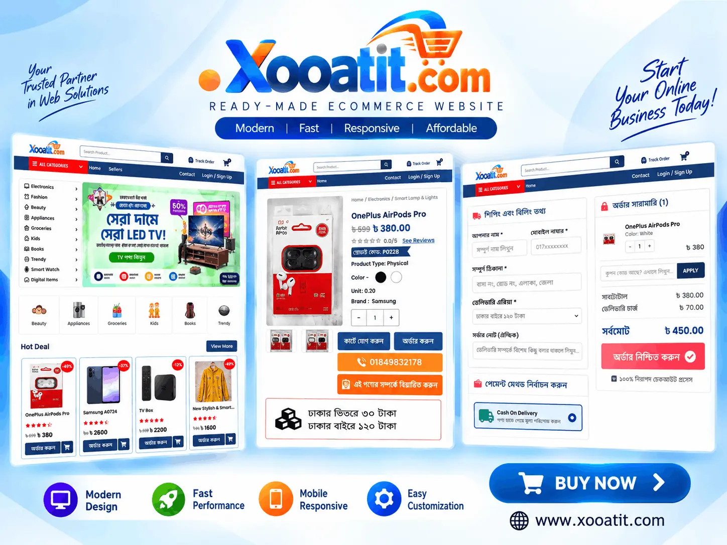 Ready-Made eCommerce Website - Website Design Template